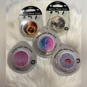 💜3/$15 POP SOCKET Folding Mobile Phone Stand - Assorted Designs